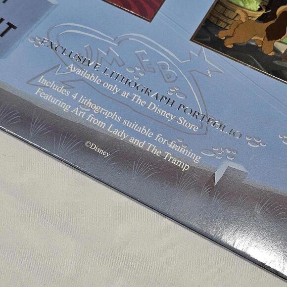 Disney Set of 2 Lady and the Tramp Commemorative Lithograph Prints - Picture 5 of 6